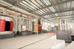 Rotary hearth furnace production line